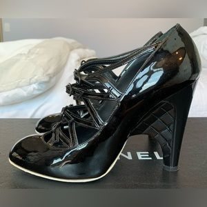 CHANEL Strappy Buckle Pumps